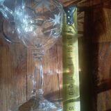 6 port glasses in hand-cut crystal