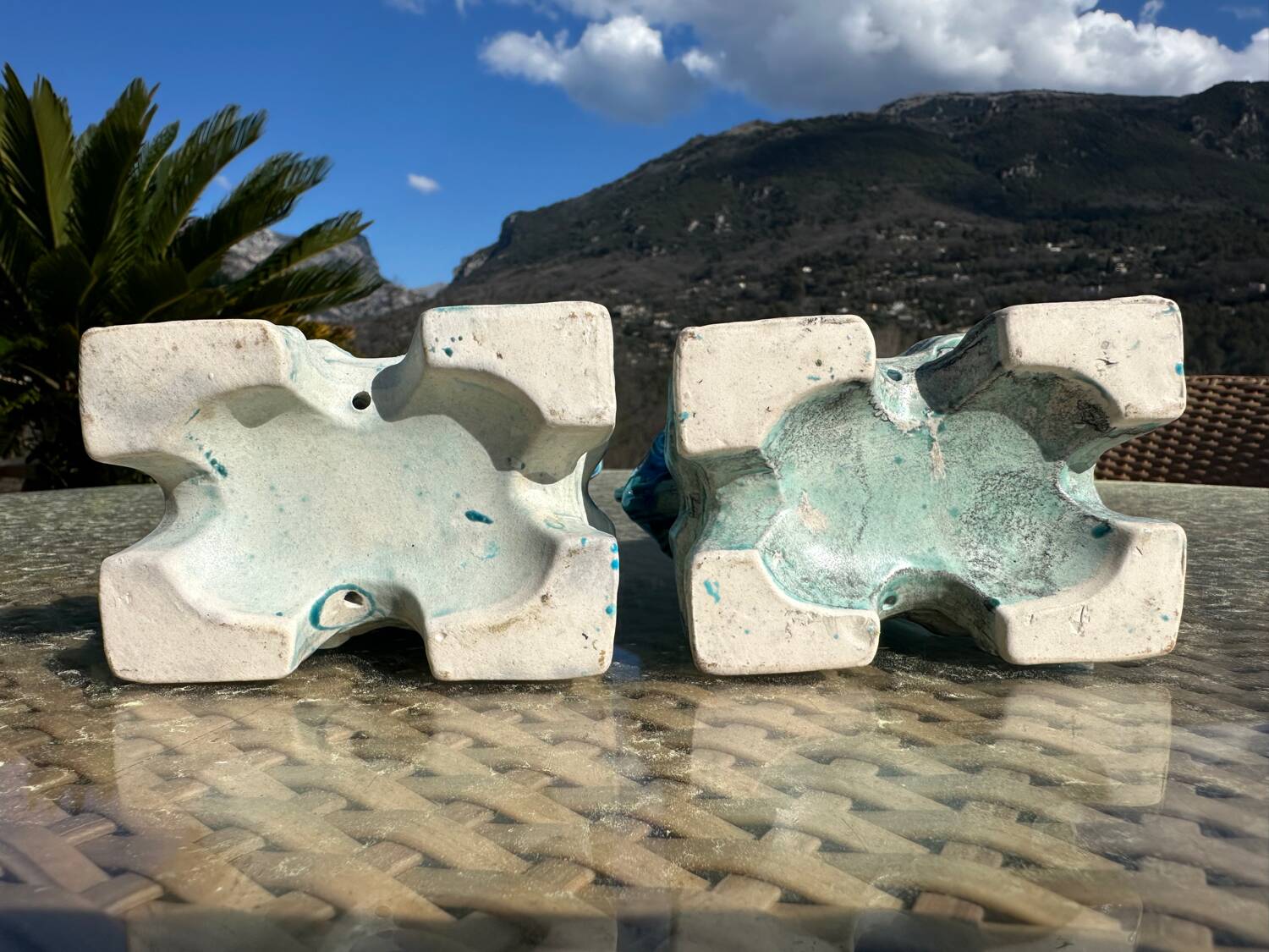 Ceramic Lion Dog Figurines