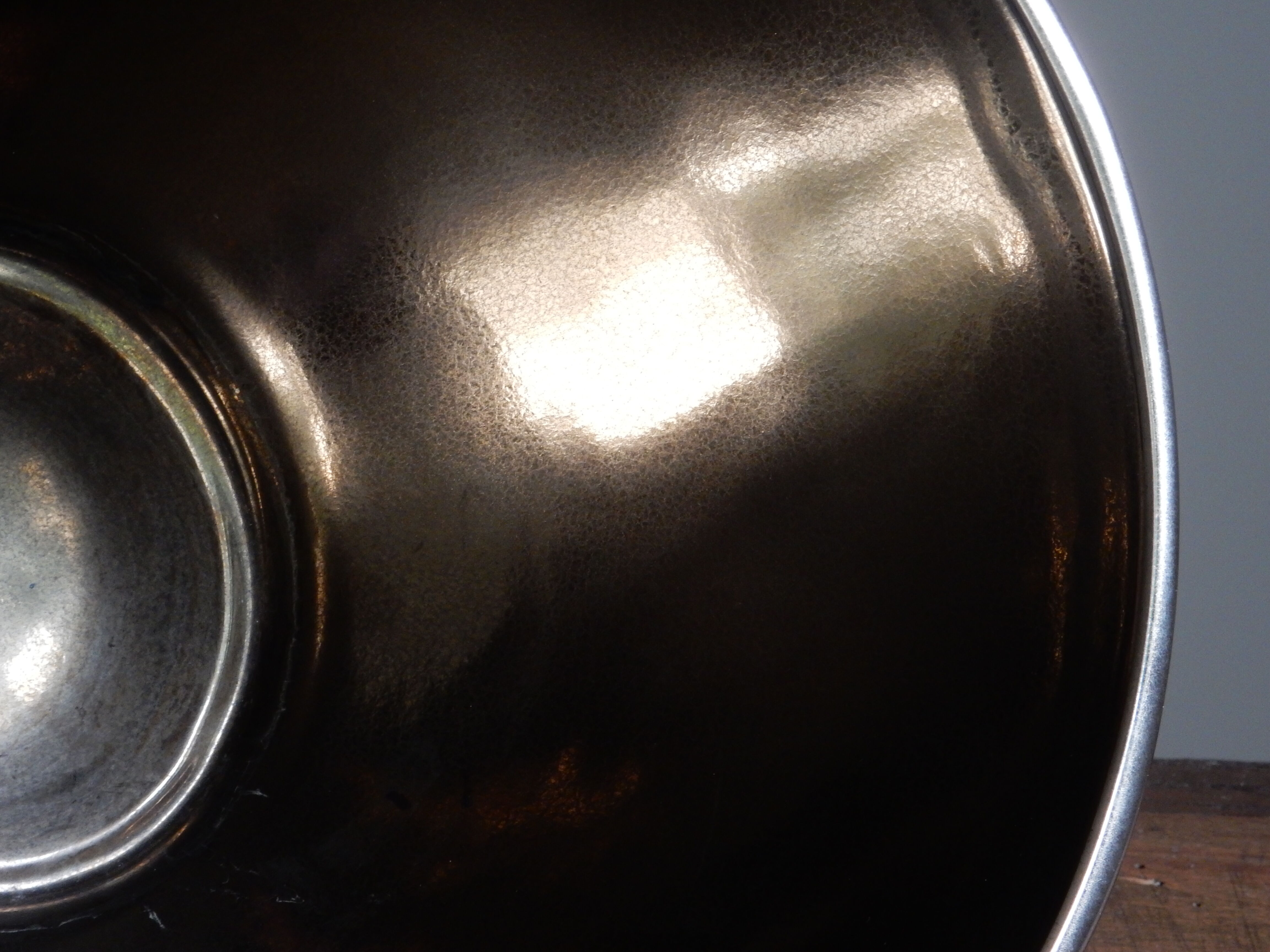 Royal Boch bronze ceramic salad bowl