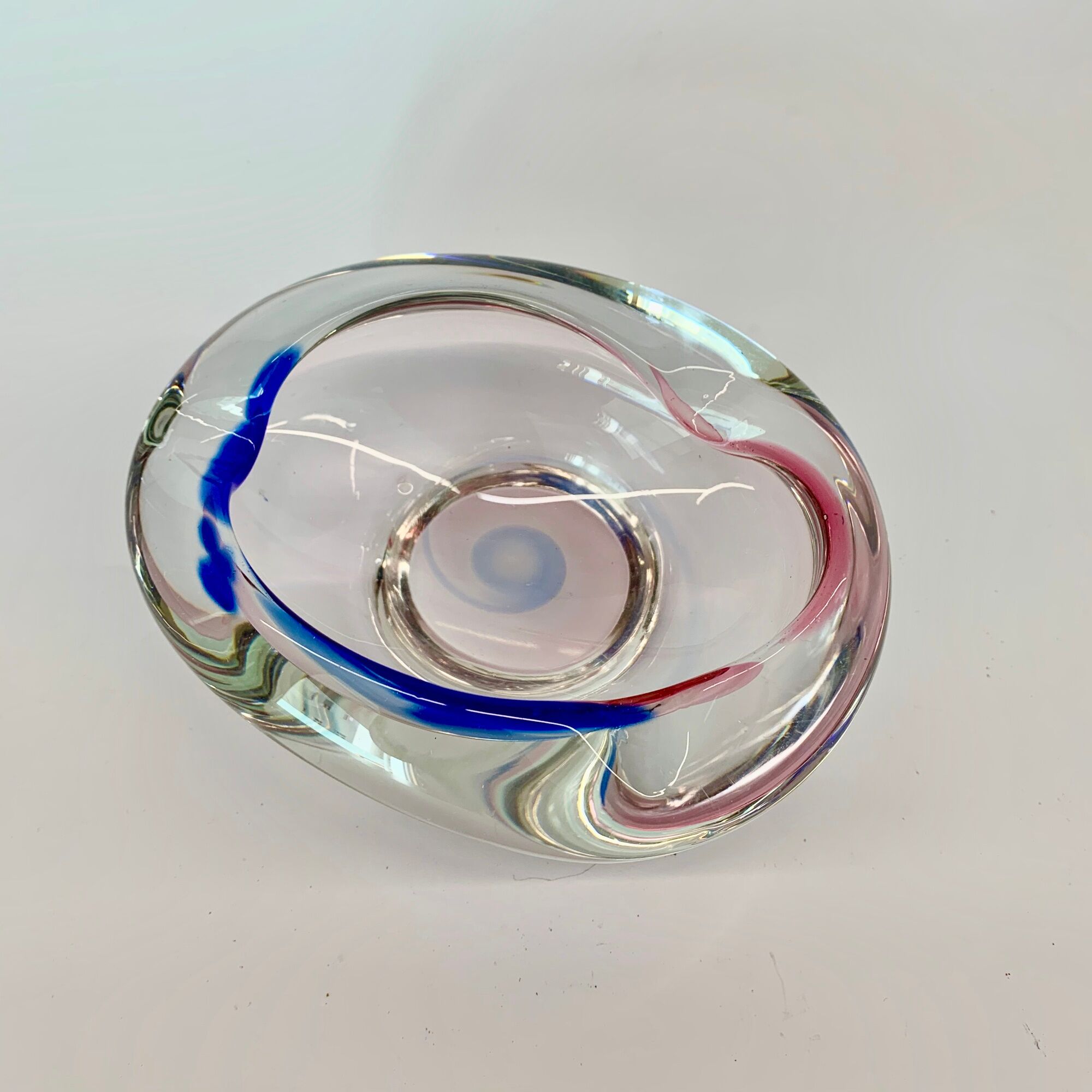 Bowl by Jozef Hospodka for Chribska Sklarna, 1960