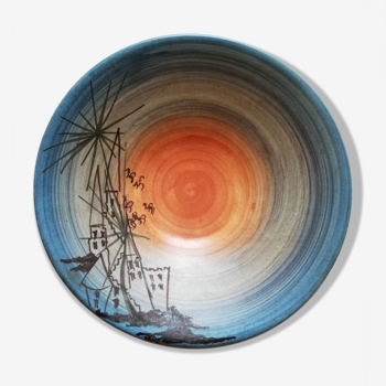 Ceramic dish Vallauris