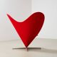 Verner Panton Heart Cone Chair for Vitra 1958/2003
