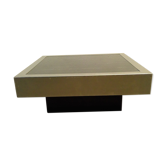 Vintage black square coffee table