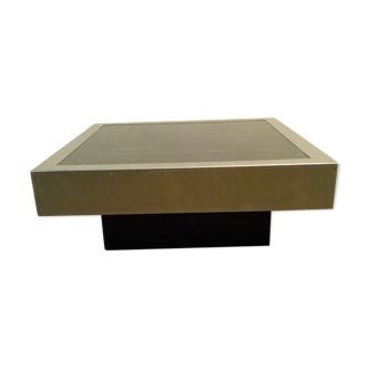 Vintage black square coffee table