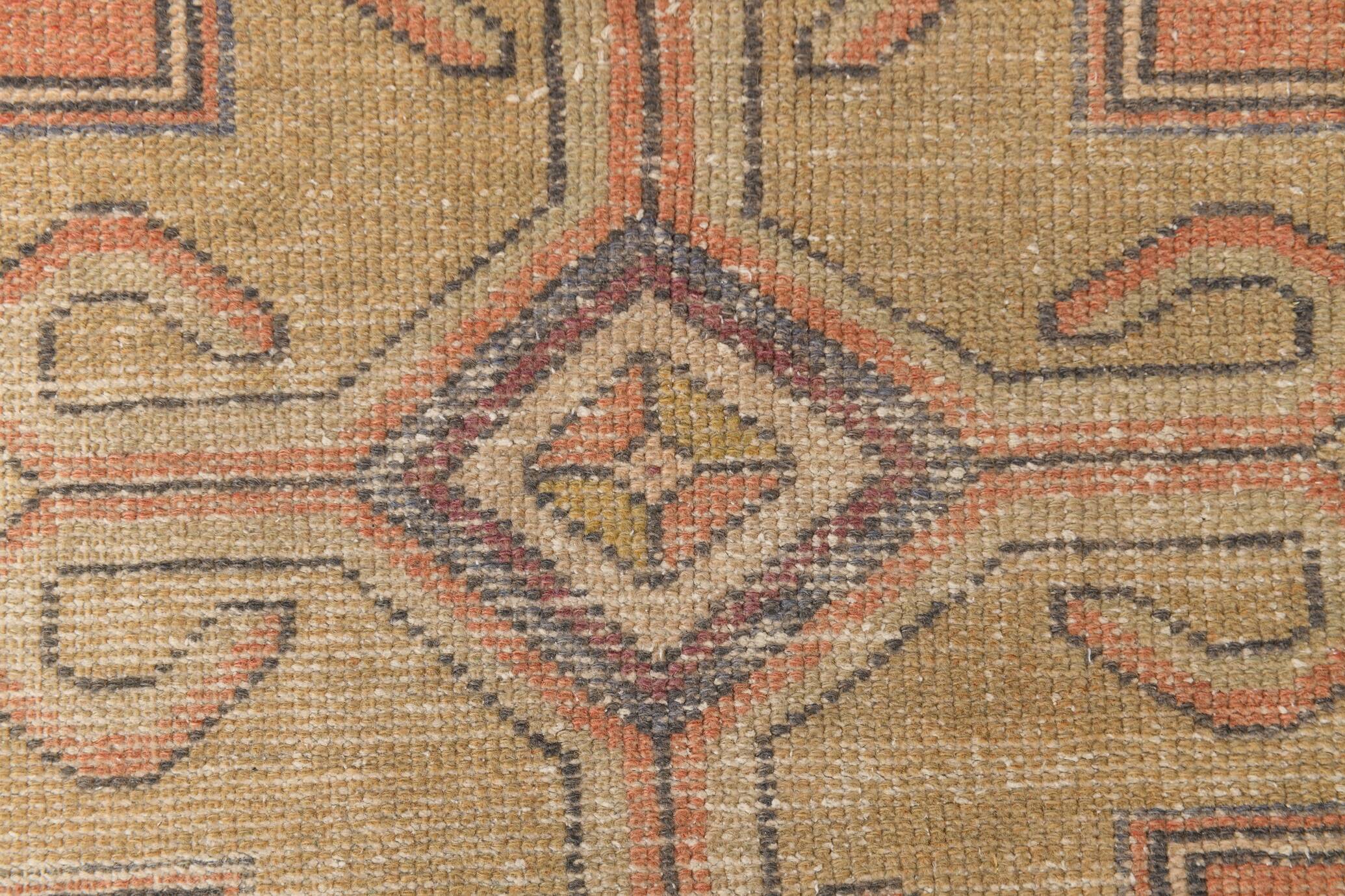 Tapis couloir vintage turc rouge pâle 2x5, 70x165 cm