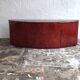 Italian convex sideboard in lacquered parchment by Aldo Tura