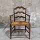 Straw armchair