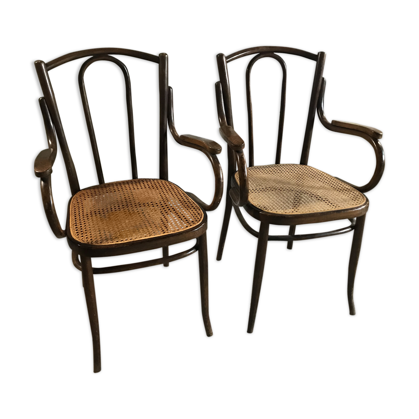 Pair of Fischel armchairs