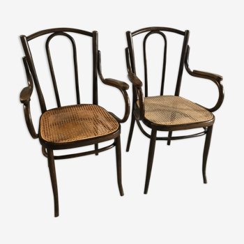 Pair of Fischel armchairs