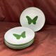 Set of six plates dish dessert in Limoges porcelain dimension: diameter -18,5cm-