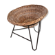 Rattan basket pod lounge chair, 1960
