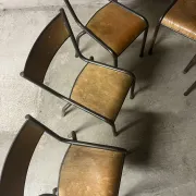 Set of 6 school chairs