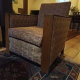 Cubist Art Deco armchair