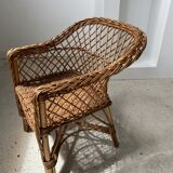 Rattan children's chair