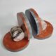 Pair of art deco marble bookends, 1930