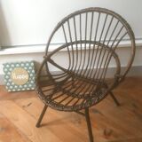 Children's rattan chair 1960