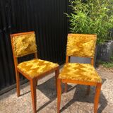 Chaises fourrure vintage