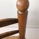 Solid wood straw chair