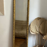 Old rectangular mirror between two golden Louis Philippe