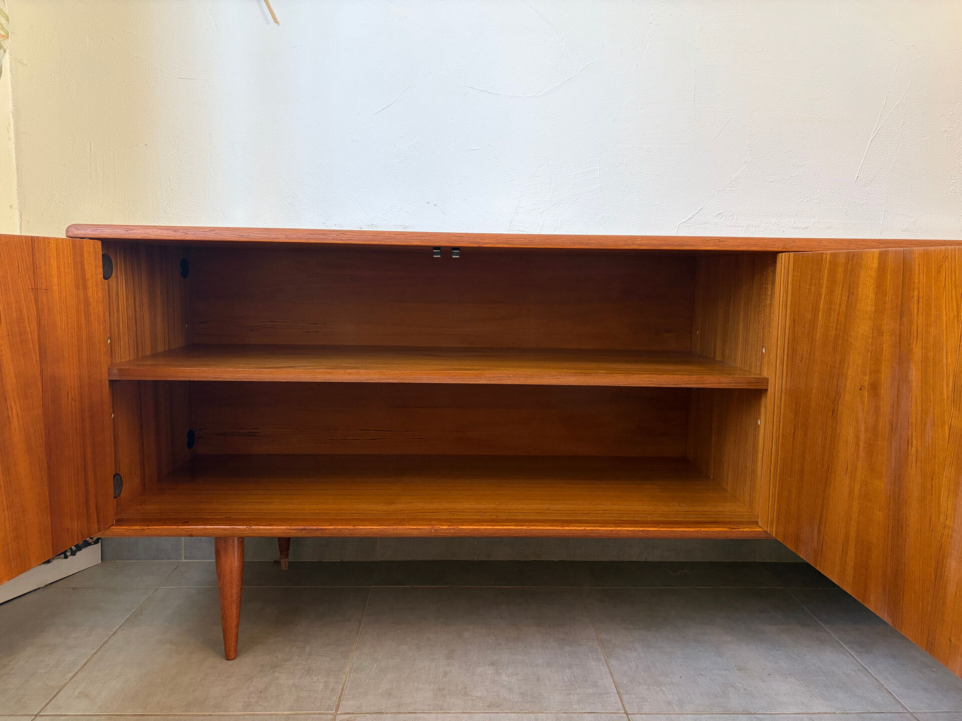 Vintage teak enfilade from the 1960s.
