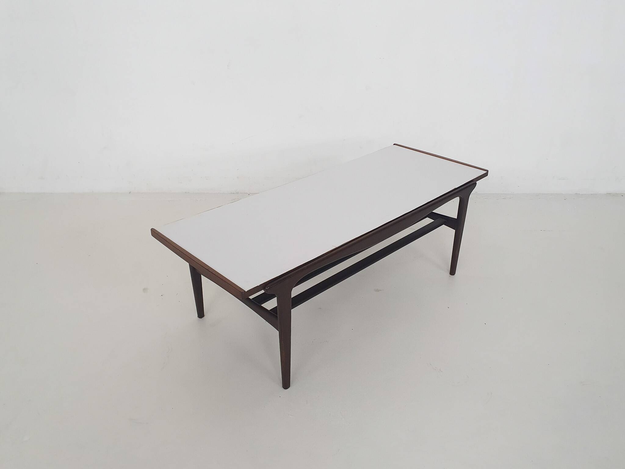 Vintage coffee table with reversible top, The Netherlands 1950's