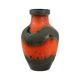 Grand vase Fat Lava orange Allemagne de l'Ouest Carstens 7315-45