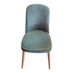 Chaise scandinave en - velours vert