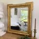 Superb antique bevelled mirror with "ears" – Louis-Philippe style – F