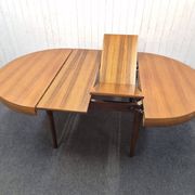 Table scandinave vintage double rallonge papillon