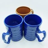 3 chopes à bière en céramique (Angleterre)