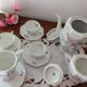 Fine porcelain coffee set EPIAGE D.F. Czechoslovakia of the 30s
