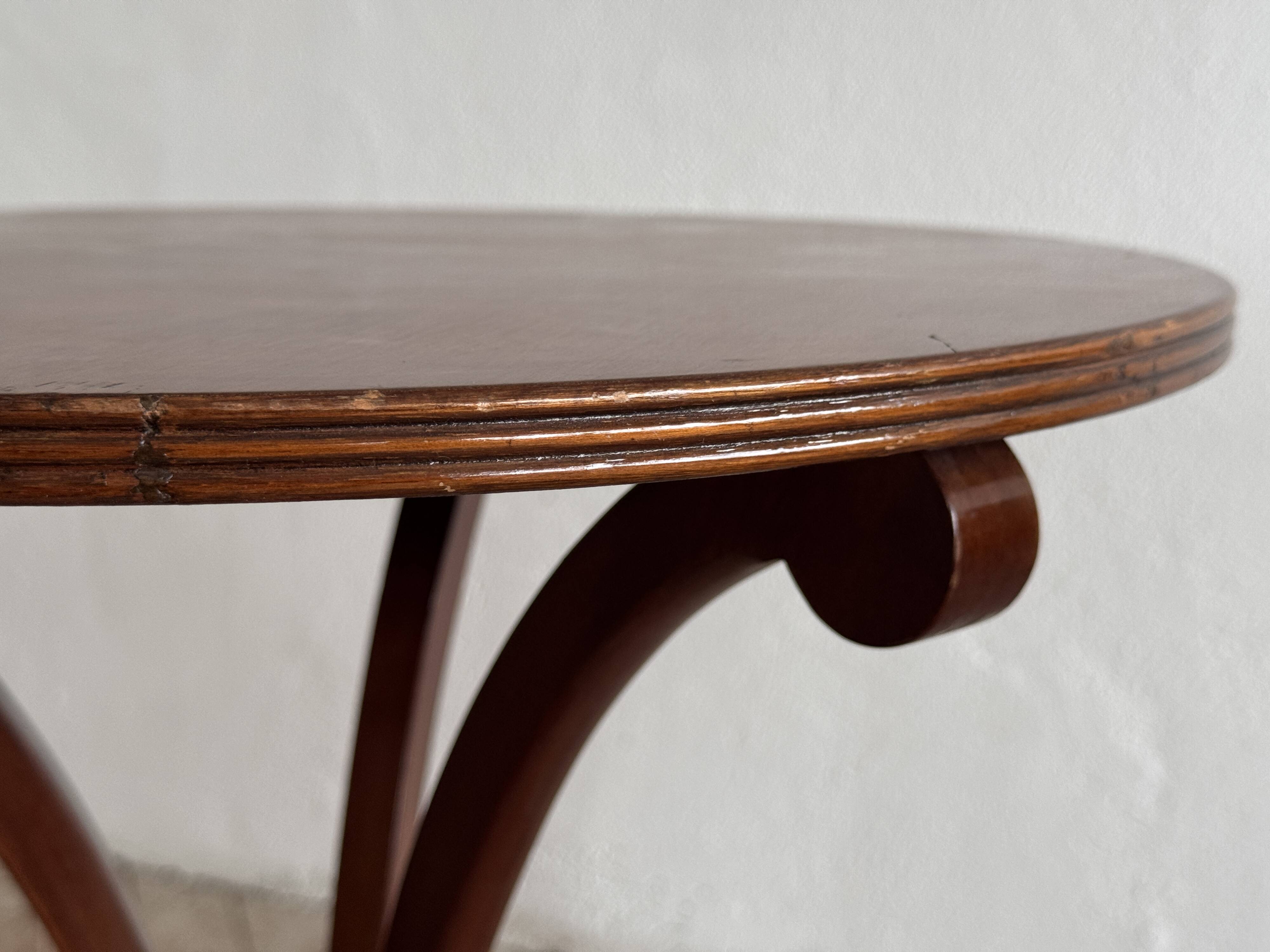 Pair of victorian empire style mahogany tables, 20th century