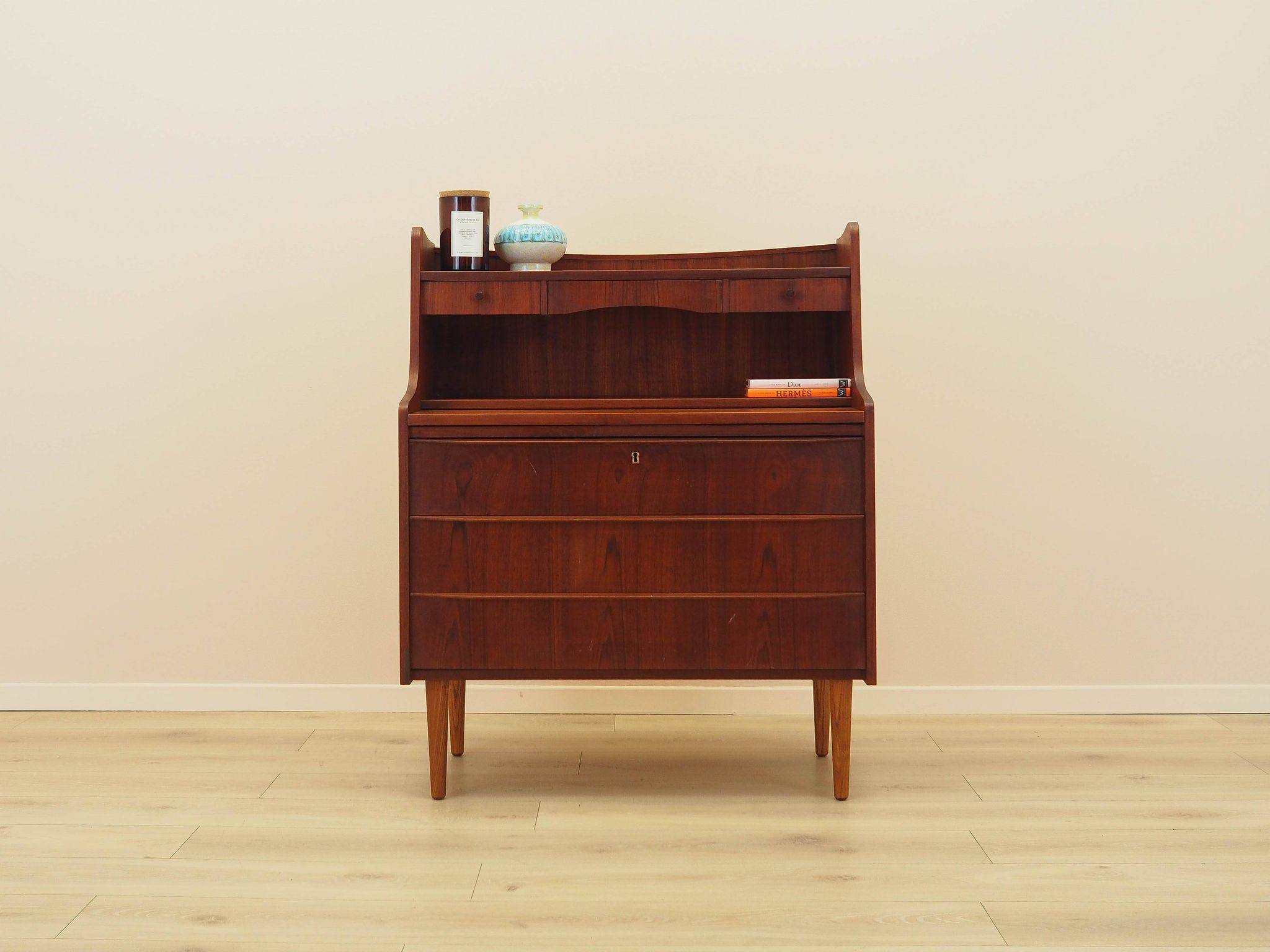 Teak secretary, Danish design, 1970s, made in Denmark