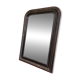 Miroir Louis Philippe noir et doré