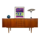 Danish four-drawer teak sideboard, 1960s