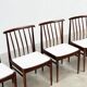 Ensemble de six chaises de salle à manger en palissandre AWA