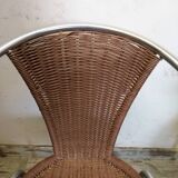 Stackable patio armchairs