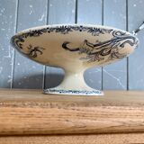 Compotier iron earth earthenware clairefontaine LG model Iris