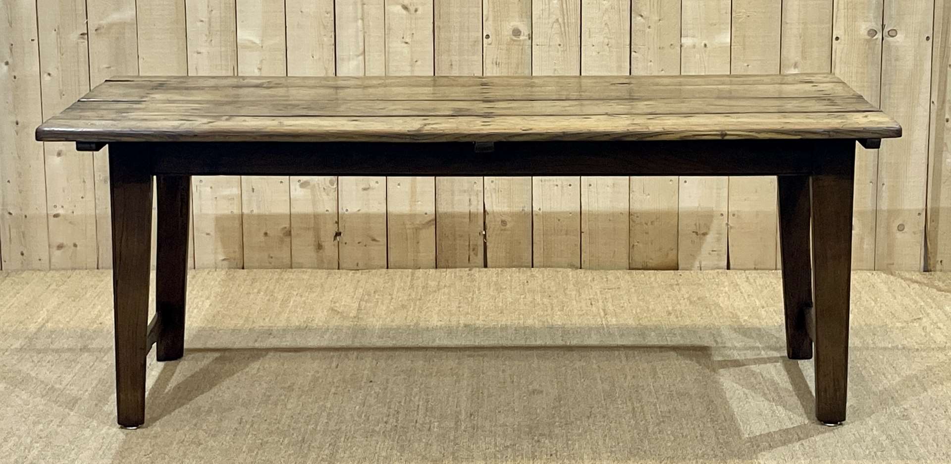 Nineteenth century chestnut farmhouse table