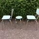Chairs and stool formica