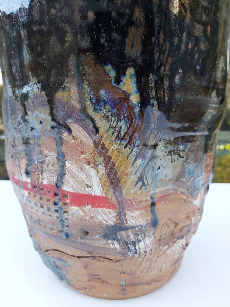 Vase Thierry Basile céramique 38 cm