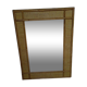 Miroir rotin vintage epoque années 70