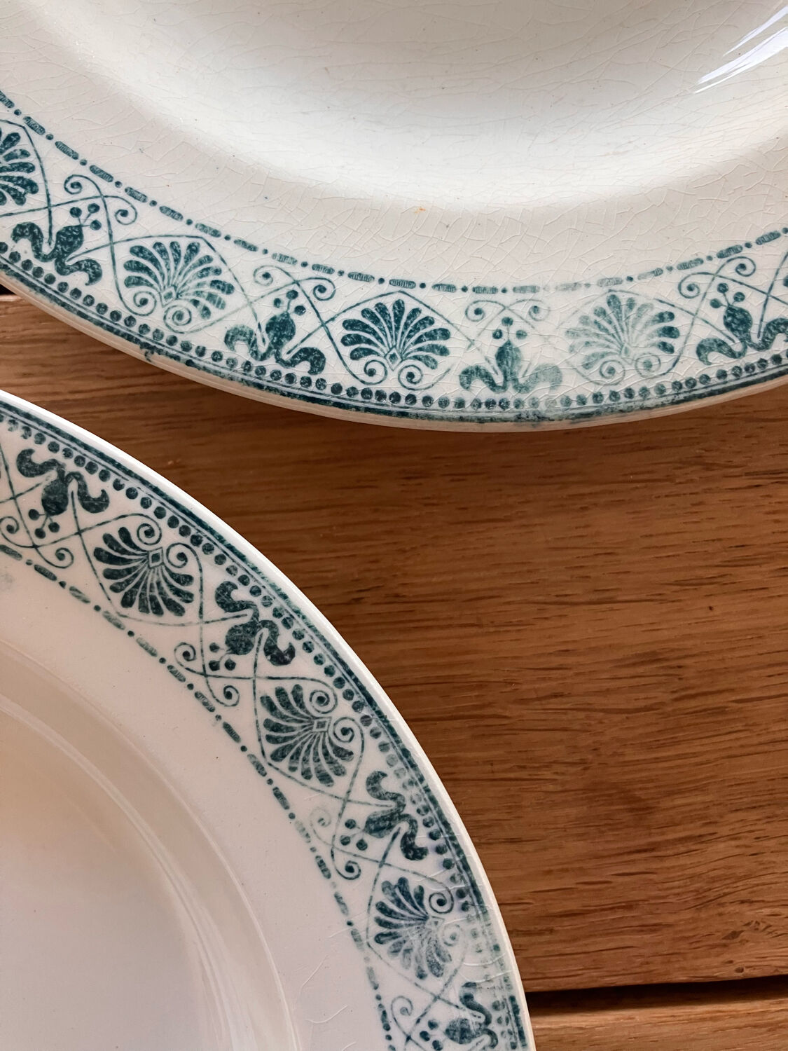 Assiettes terre de fer