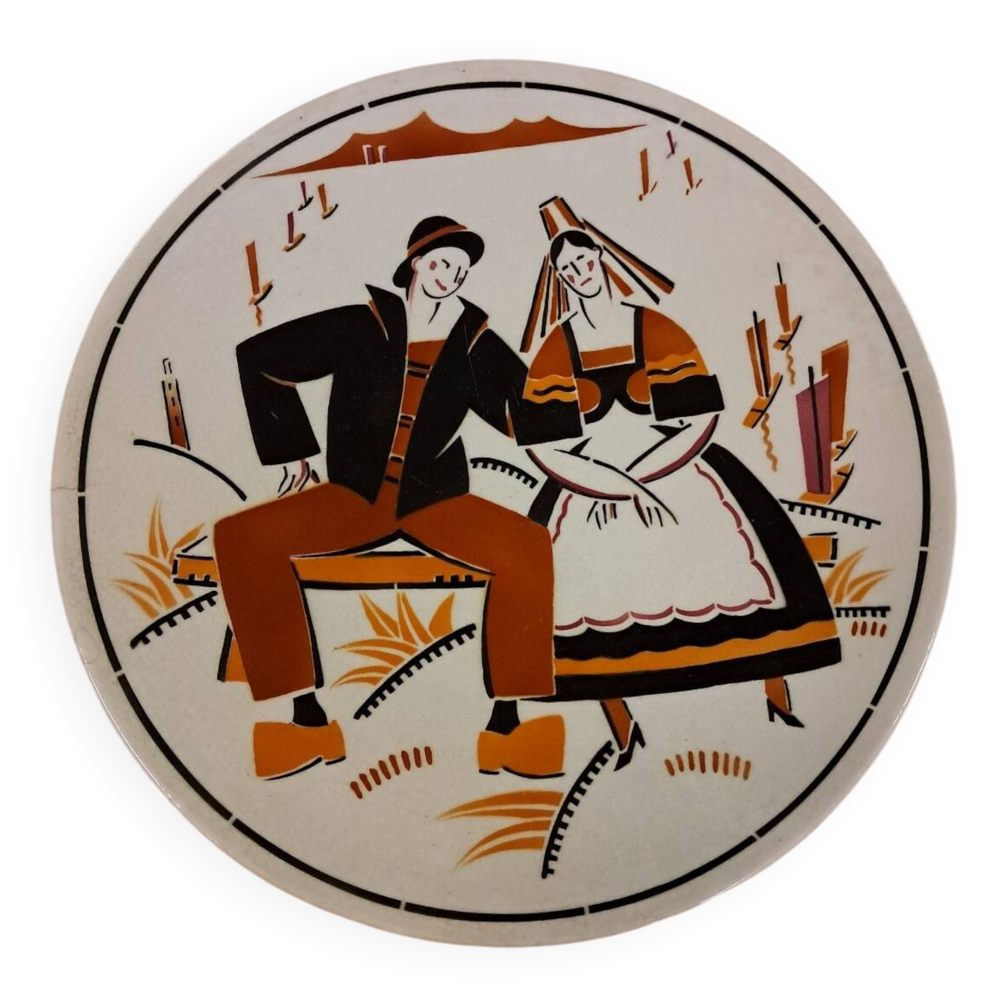Decorative Plate by Géo Condé