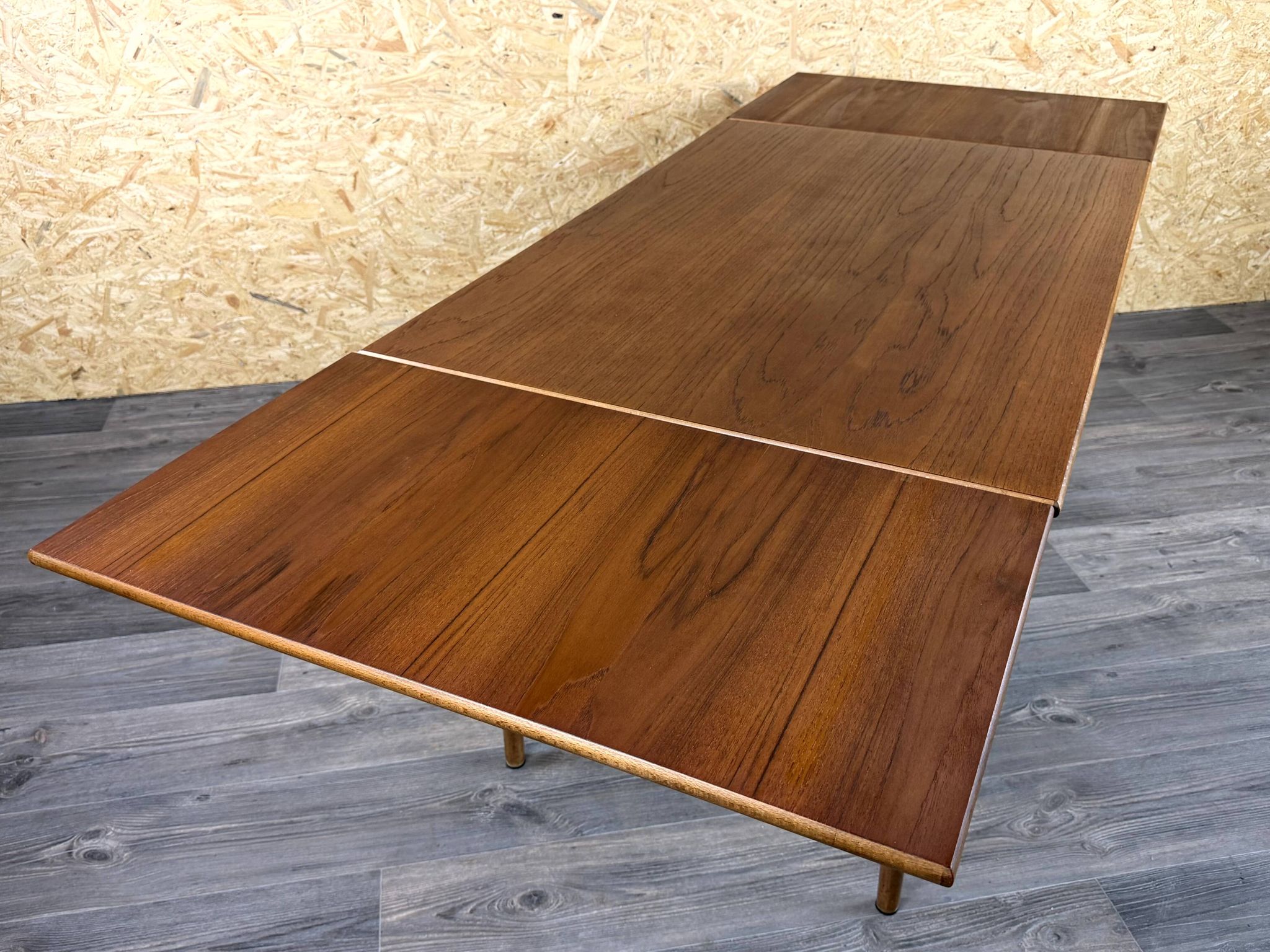 1960s 1970s Teak Dining Table Danish Modern Design Made in Denmark