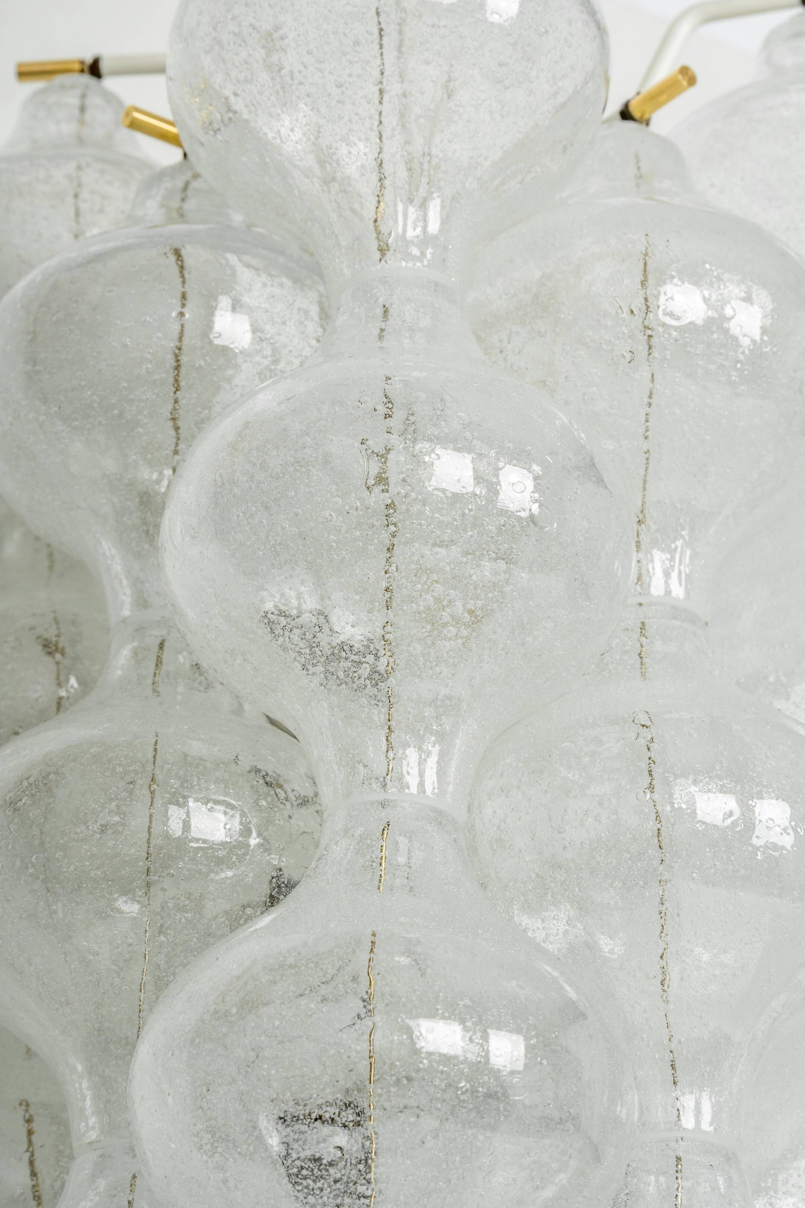 Extra large wall lamp Kalmar 'Tulip', Austria, 1970s