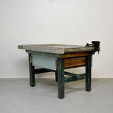 Old solid wood workbench 40/50