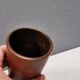 Beautiful vase in metallic glaze from Hjort ceramics Denmark 1980s