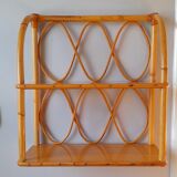 Rattan shelf 60s