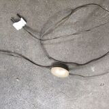 Glass and brass lamppost